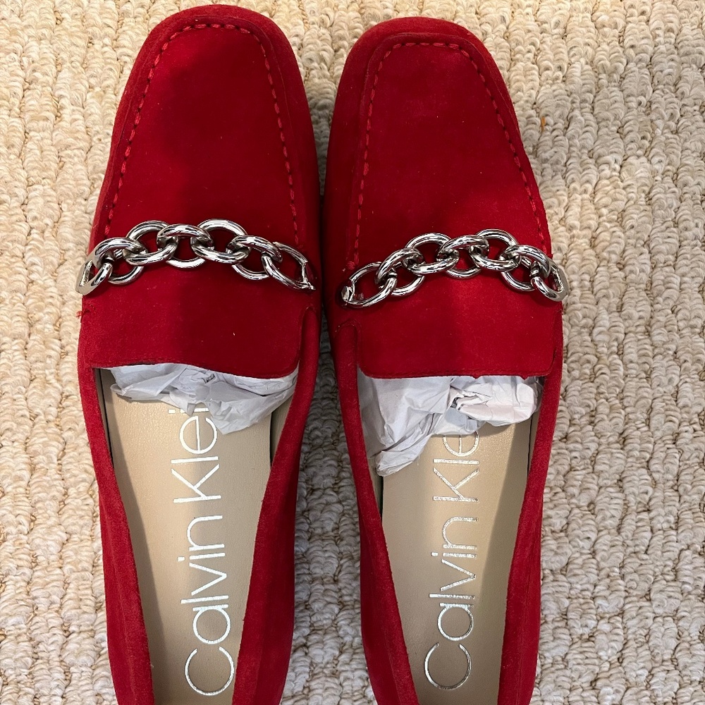 CALVIN KLEIN Suade Loafers,